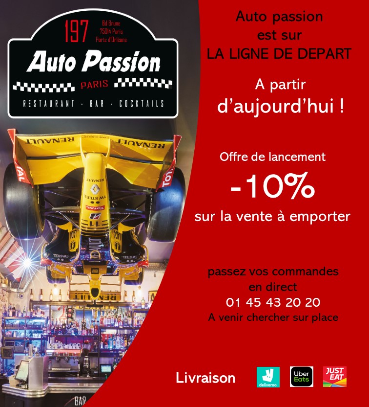 Réservation - Auto Passion - Restaurant Bar Cocktails Auto Passion ...